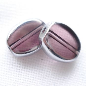 SILVER EDGED OVAL