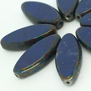 OVAL SPINDLE BEAD