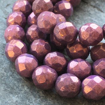 8MM FIRE POLISHED BEAD